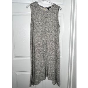 NWOT Eilleen Fisher Shift Printed Asymmetrical Dress Sz Small